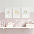 Rainbow Nursery Wall Art Prints – Set of 3