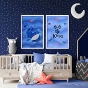 Ocean Nursery Wall Art Prints – Set of 2 image 1