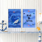 Ocean Nursery Wall Art Prints – Set of 2 image 3