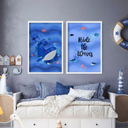 Ocean Nursery Wall Art Prints – Set of 2 image 2