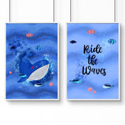 Ocean Nursery Wall Art Prints – Set of 2 image 6