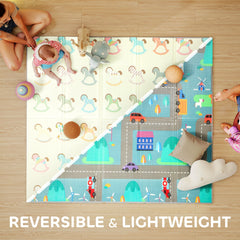AIYAPLAY Foldable Double-Sided Baby Play Mat