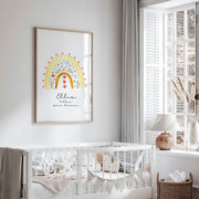 Personalised Rainbow Nursery Wall Art Prints image 4