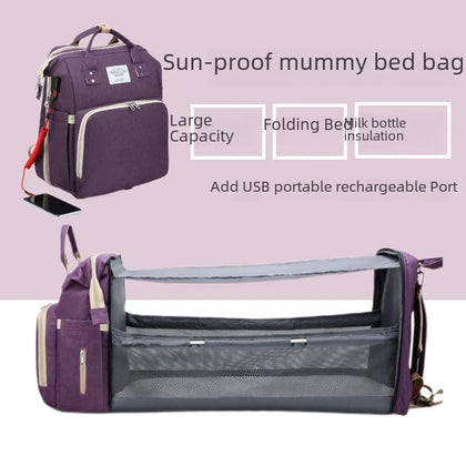 Mummy Changing Bag with USB Charging Port