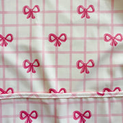 Long Sleeved Baby Bib - Pink Bow image 11