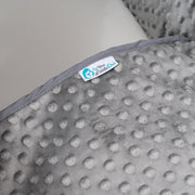 Pod Grey Dimple Moses Basket Bedding Set image 4
