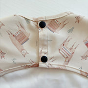 Long Sleeved Baby Bib - Alpacas image 9