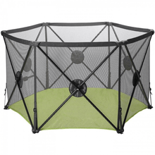 Pop Up and Play Playpen with Securing Lock and Cushioned Guards