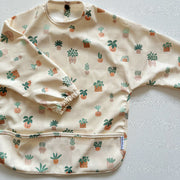 Long Sleeved Baby Bib - Pot Plants image 3