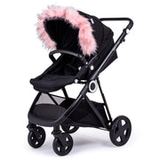 Pram Fur Hood Trim Attachment for Pushchair image 17