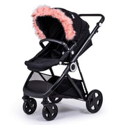 Pram Fur Hood Trim Attachment for Pushchair image 10