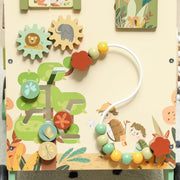 AIYAPLAY Wooden Baby Walker with Activity Toys – Green image 6