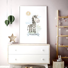 Safari Nursery Wall Art Prints – Set of 3