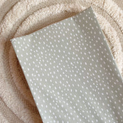 Anti-Roll Wedge Changing Mat - Sage Green Spotty Print image 2