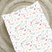 Anti-Roll Wedge Changing Mat - Deep Blue Sea image 1