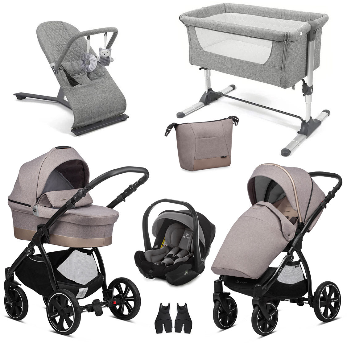 Noordi Sole Go 3-in-1 Travel System & Nursery Bundle