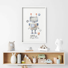 Space Nursery Wall Art Print