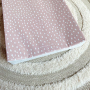 Anti-Roll Wedge Changing Mat - Dusky Pink Spotty Print image 4