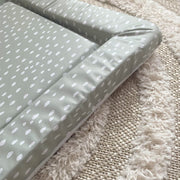 Standard Changing Mat - Sage Green Spots image 4