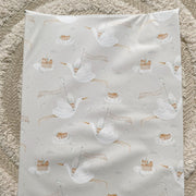 Anti-Roll Wedge Baby Changing Mat - Welcome Baby Print image 7