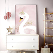 Swan Nursery Wall Art Prints – Set of 3 image 9