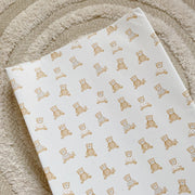 Anti-Roll Wedge Baby Changing Mat - Teddy Bears print image 2