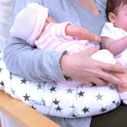 For Your Little One Twin Support Pillow Silver Stars image 6