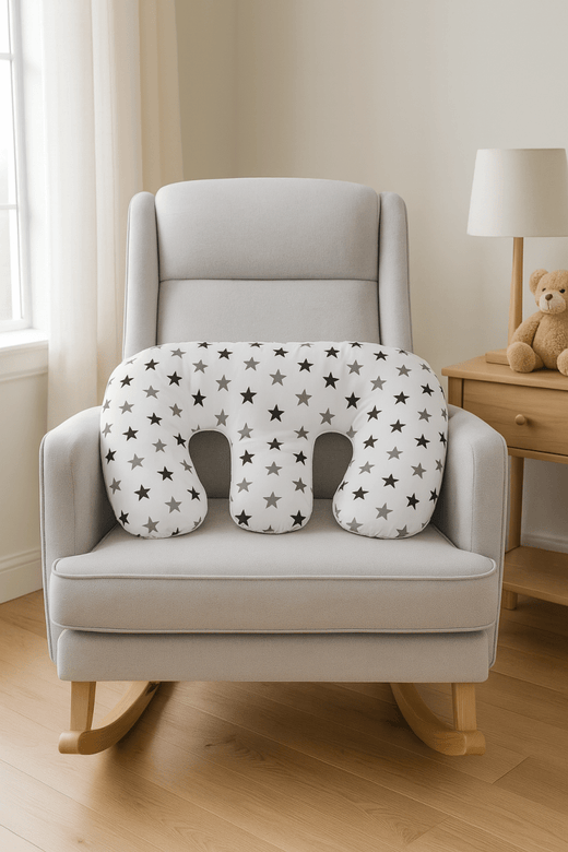 For Your Little One Twin Support Pillow Silver Stars