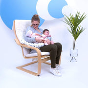 For Your Little One Twin Support Pillow Silver Stars image 4