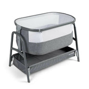 Ickle Bubba Bubba&Me Bedside Crib - Space Grey image 2