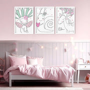 Personalised Unicorn Nursery Wall Art Print image 3