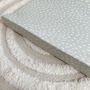 Anti-Roll Wedge Changing Mat - Sage Green Spotty Print image 6