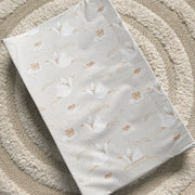 Anti-Roll Wedge Baby Changing Mat - Welcome Baby Print image 3