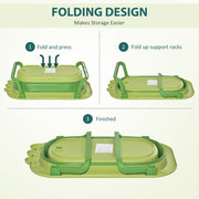 Crocodile Foldable Baby Bath with Cushion image 6
