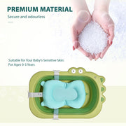 Crocodile Foldable Baby Bath with Cushion image 4