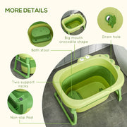 2-in-1 Foldable Baby Bath & Toddler Bathtub image 7