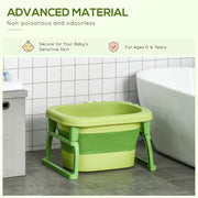 2-in-1 Foldable Baby Bath & Toddler Bathtub image 5