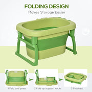 2-in-1 Foldable Baby Bath & Toddler Bathtub image 6