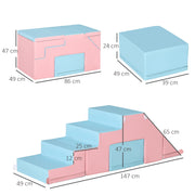 HOMCOM 2-piece Soft Play Set image 3