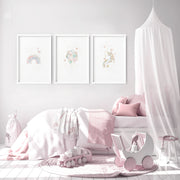 Unicorn Nursery Wall Art Prints – Set of 3 image 6