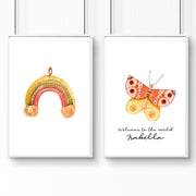 Framed Nursery Wall Art Prints – Set of 2 image 6