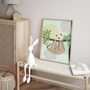 Sloth Nursery Wall Art Prints – Set of 2 image 7