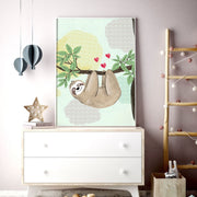 Sloth Nursery Wall Art Prints – Set of 2 image 4