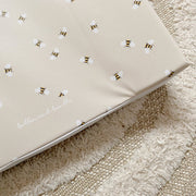 Anti-Roll Wedge Changing Mat - Bee Print image 5