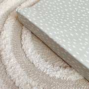 Anti-Roll Wedge Changing Mat - Sage Green Spotty Print image 10