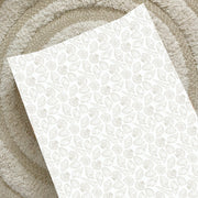 Anti-Roll Wedge Changing Mat - Delicate seashell print image 1