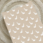 Anti-Roll Wedge Baby Changing Mat - Splash Goose print image 1