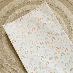 Anti-Roll Wedge Changing Mat - Unisex Abstract Rainbow