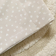 Anti-Roll Wedge Baby Changing Mat - Sand Animal Print image 6