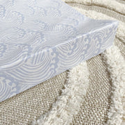 Anti-Roll Wedge Changing Mat - Blue Ocean Waves Print image 5